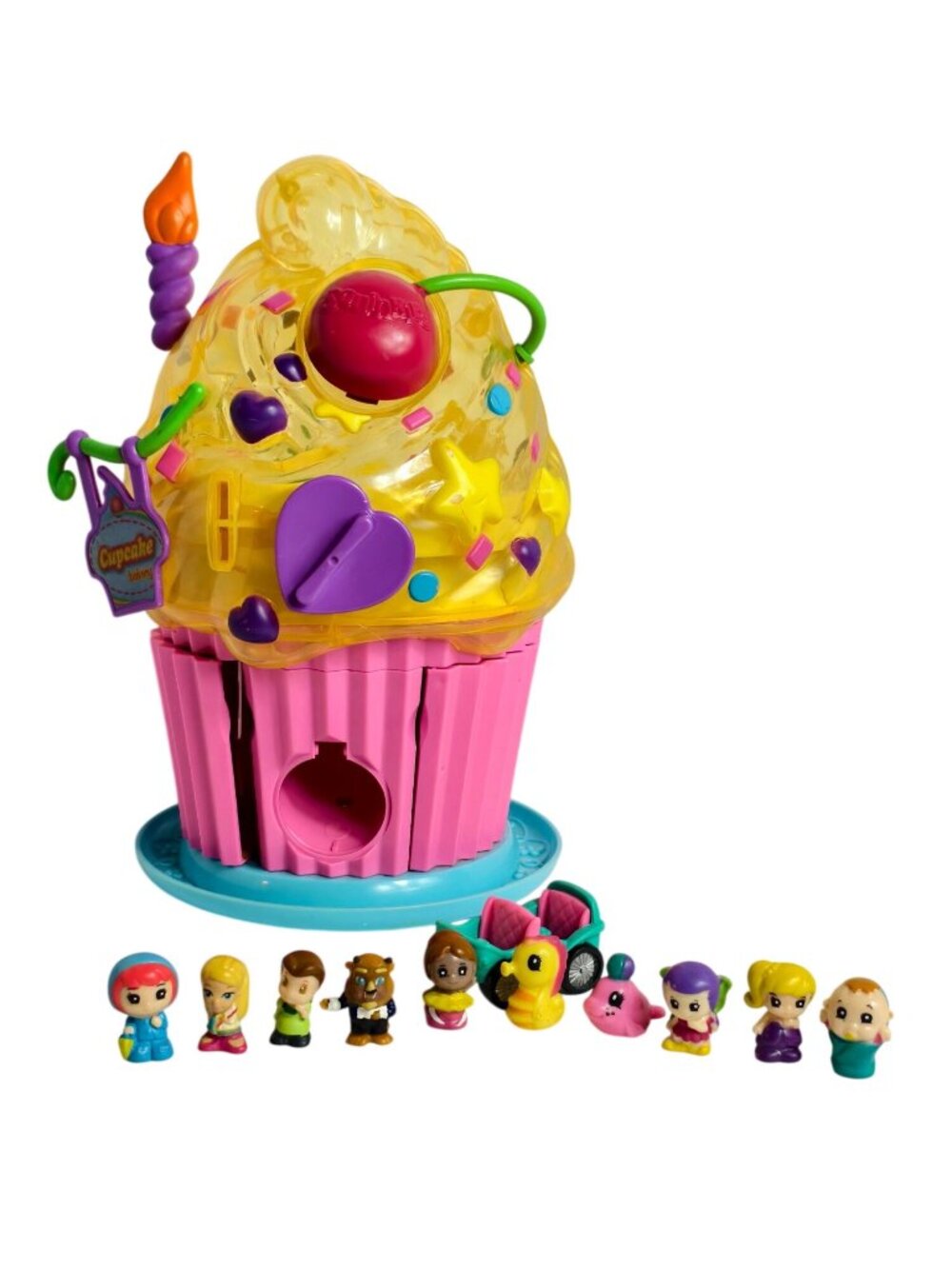 Squinkies Cupcake Surprise Bakery Playset 10 Mini Figures Car Bake Shop